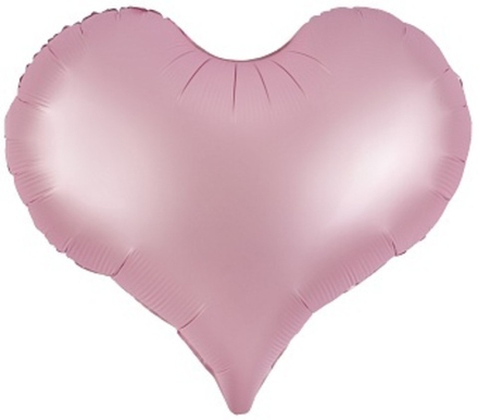 К 22" Сердце матовый Розовый 50 см.