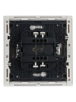 Выключатель проходной 1-кл. СП FORTE&PIANO 10А FP204 с индикацией бел. IEK FP-V12-1-10-1-K01