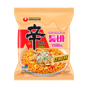 Лапша с острым сырно-сливочным вкусом Toomba Nongshim, 137 г