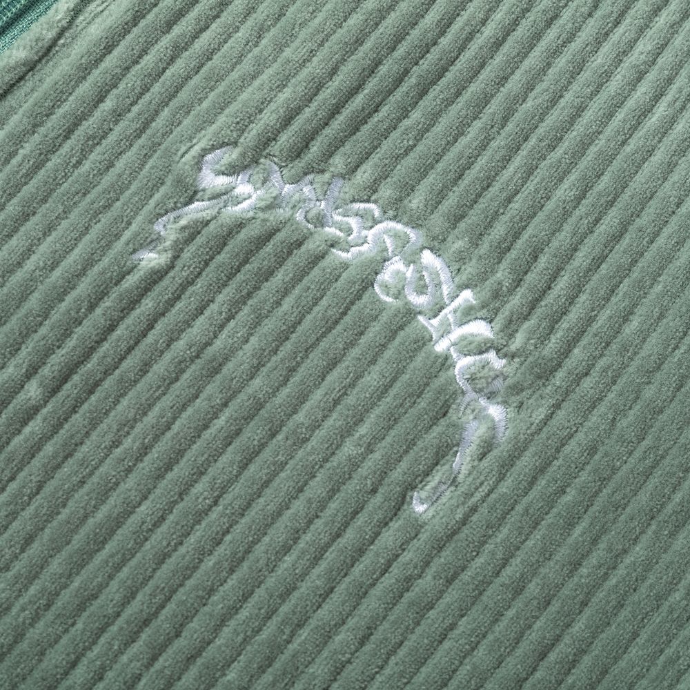 Толстовка Ymkashix Puff велюровая пыльно-зеленая