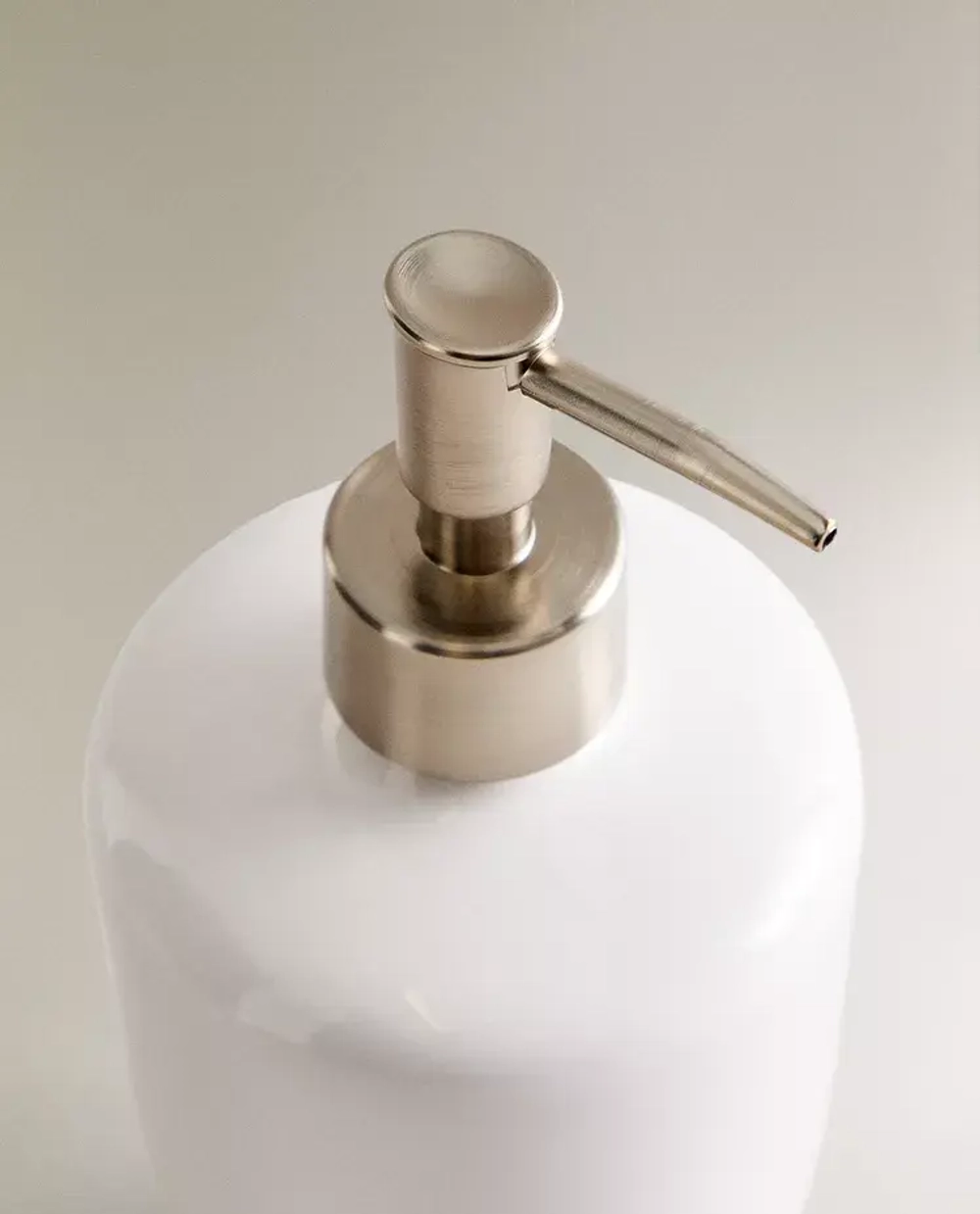 ZARA HOME ДОЗАТОР МЫЛА ИЗ КЕРАМИКИ, БЕЛЫЙ
