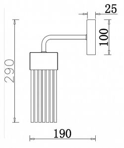 Бра Freya Esala FR5050WL-01BS
