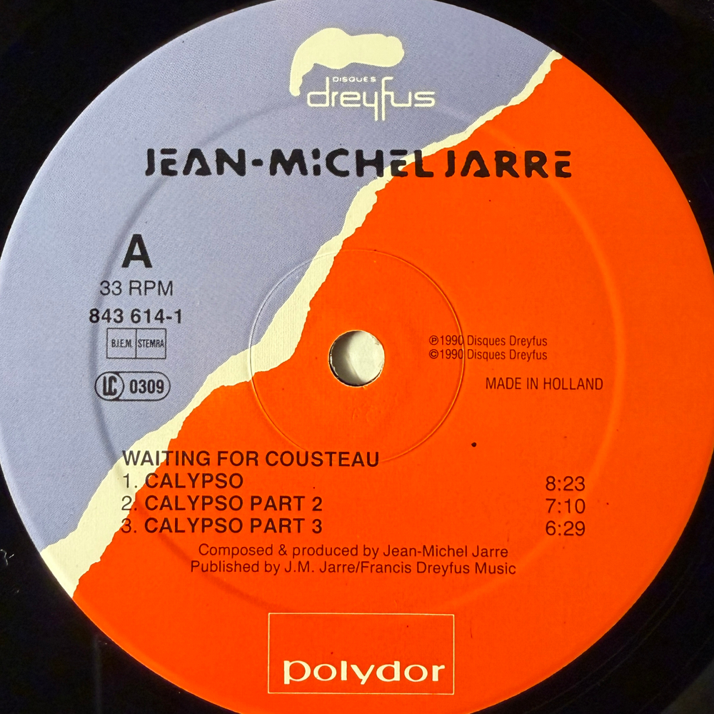 Jean Michel Jarre - Waiting For Cousteau (Голландия 1990г.)