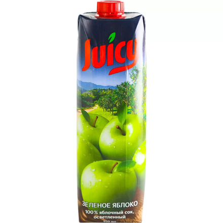 Сок Juicy Зеленое яблоко 0,95 л