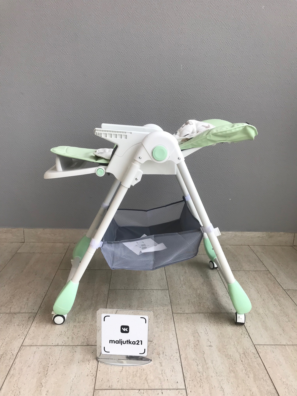 Стул детский для кормления COSTA Mia (ЗЕЛЕНЫЙ/green MI-01)