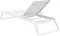Шезлонг алюминиевый Tropic, белый
