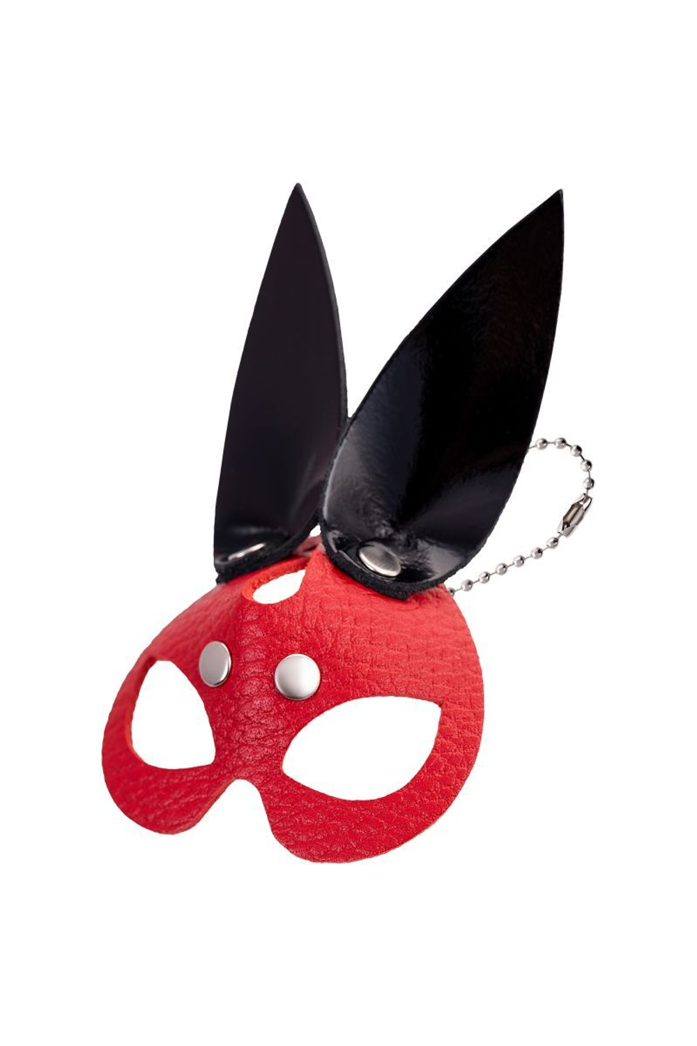 Кожаный брелок в виде маски зайчика (Цвет: разноцветный)