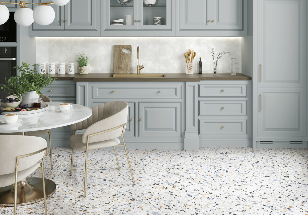 Керамогранит Alma Ceramica Terrazzo 57x57 см 1.62 м² лаппатированный цвет разноцветный