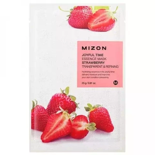 Тканевая маска с экстрактом клубники MIZON Strawberry Essence Mask
