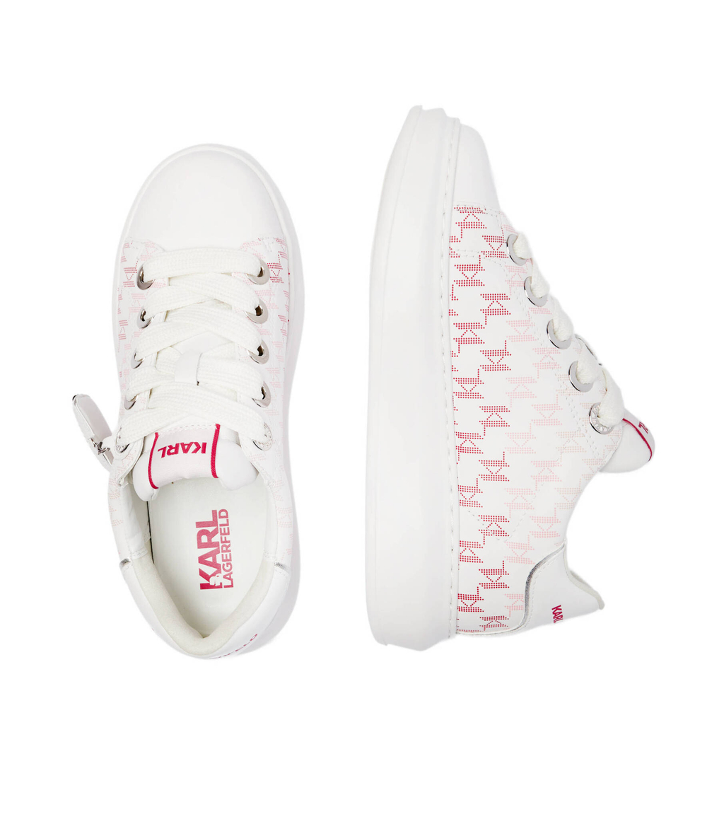 Кожаные кроссовки kapri Karl Lagerfeld - белый(KL62576L)