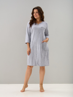 Халат Хм-562/серый-п