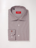 Сорочка мужская VESTER длинный рукав, клетка, хлопок/пэ/вискоза 68814 28