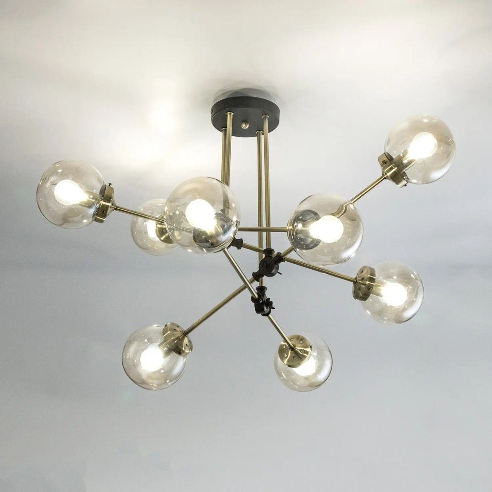 Citilux Планета CL105185 Люстра на штанге поворотная Бронза