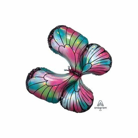 Шар фигура "Бабочка переливы перламутр", 76 см