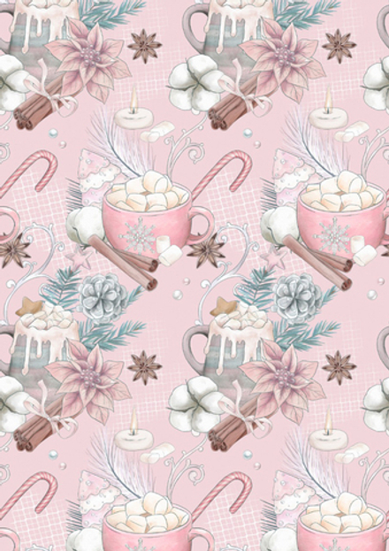 Ткань для пэчворка PEPPY  НОВОГОДНЕЕ ВОЛШЕБСТВО  НВ-05   50 x 50 см