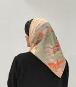 Иранский платок Narenji Shahnameh 70 х 70 Иран 80620271