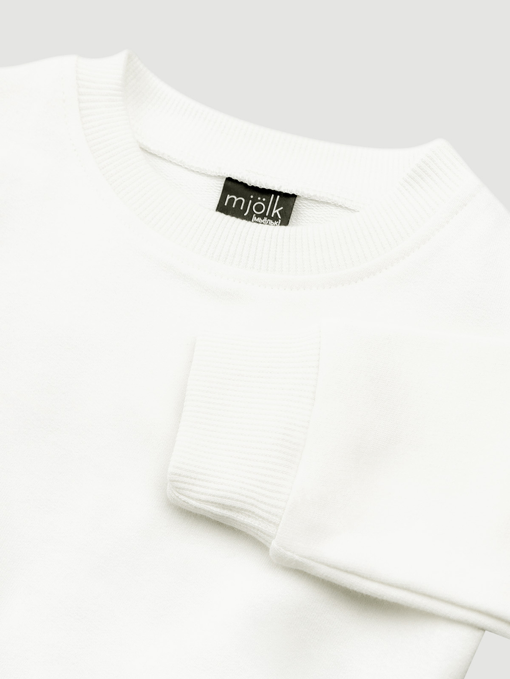 Комплект Mjölk Свитшот Ecru/Легинсы Strawberry