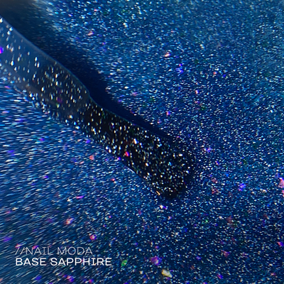 Nail Moda Base Sapphire - Светоотражающая база, 15мл