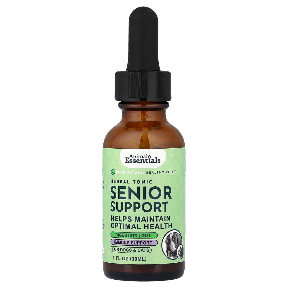 Animal Essentials, Senior Support, добавка для поддержки здоровья собак и кошек, 30 мл (1 жидк. унция)