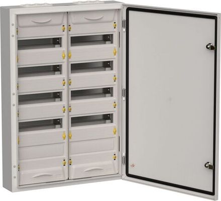 Корпус ЩРн-120 (2х60) TITAN 5 835х570х140 IP54 метал. сер. IEK TI5-50-N-2X060-54-7035