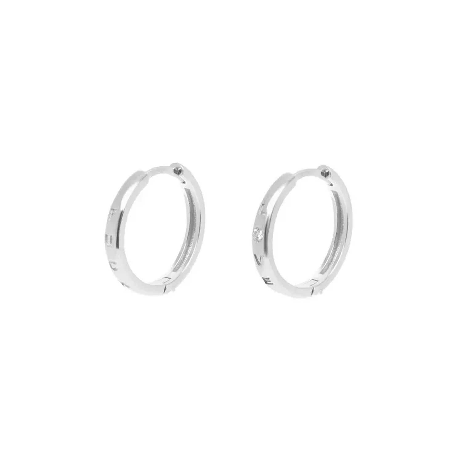 Серьги Love/F*ck Congo Earrings - Silver