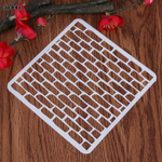 Трафарет пластик "Кирпичи" 15х15 см