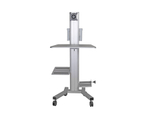 Стойка для монитора напольная ErgoFount KFT 1201 Silver