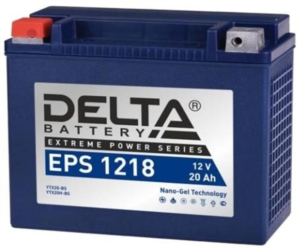 Аккумулятор для квадроцикла &quot;Delta&quot; EPS1218 (YTX20-BS)