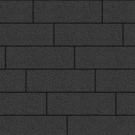 Тротуарная плитка ПРЯМОУГОЛЬНИК 750х250 мм - Гранит Черный