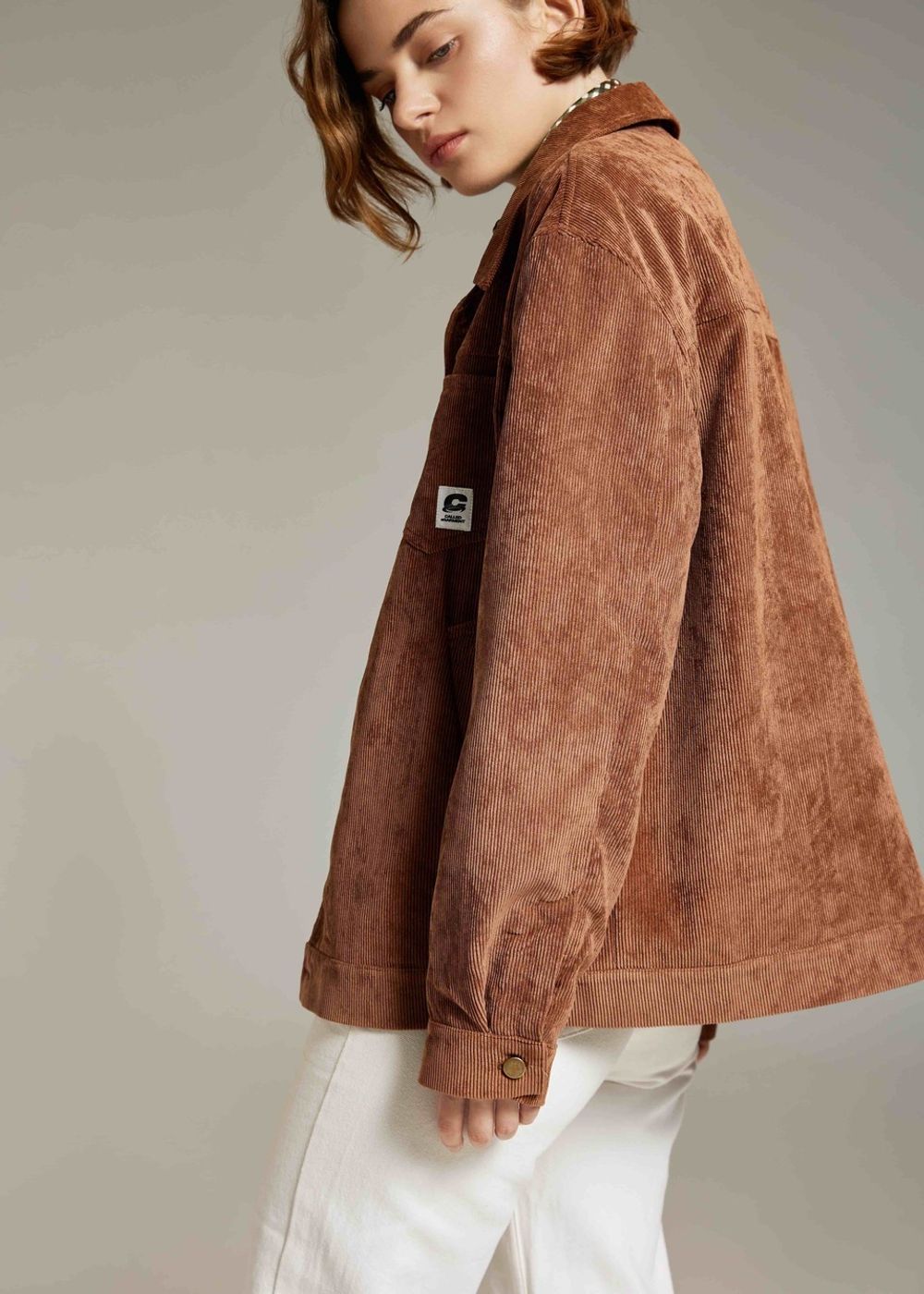 Куртка Called a Garment Corduroy work Карамельная
