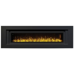 Электрокамин RealFlame Stockholm 60 BLM черный с очагом Manhattan 1560