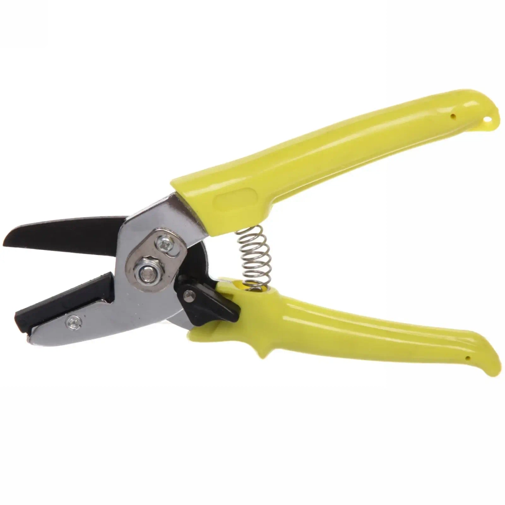 Секатор контактный 7» (18,5см) «Ракета» с наковальней, пластиковые ручки ДоброСад