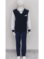 Брюки школьные классические для мальчика синие