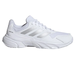 Женские теннисные кроссовки Adidas CourtJam Control 3 W - cloud white/silver metallic/frozen purple