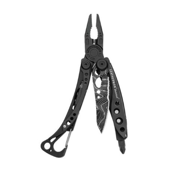Мультитул-инструмент Leatherman Мод. SKELETOOL BLACK TOPO (7 инструментов)(10см)(142г.)