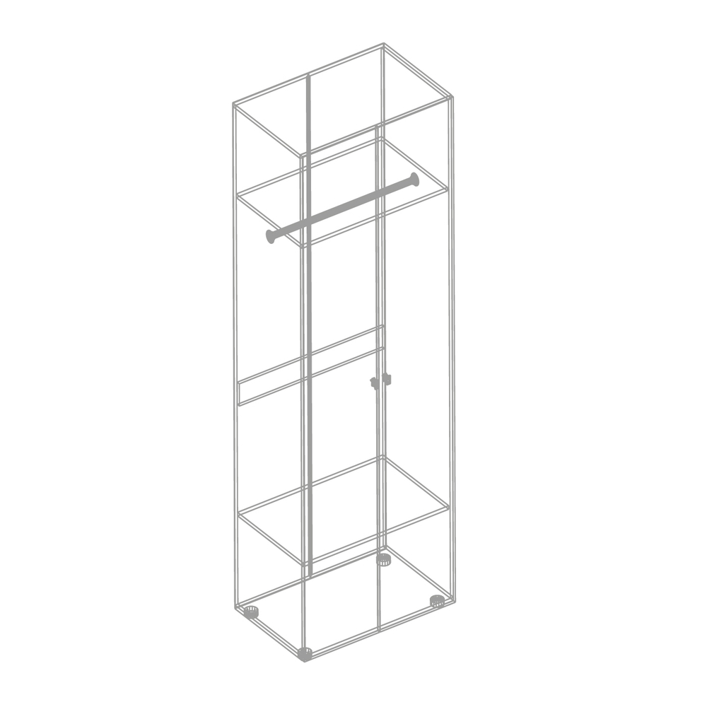 Шкаф 2-створчатый "Лорэн" платяной