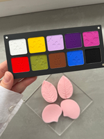 Набор от Юлии Коваль " Вайнеры, пастель на 10 цветов и палитра"