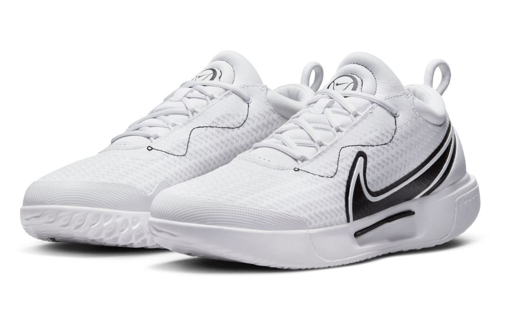 Мужские кроссовки теннисные Nike Zoom Court Pro HC - white/black