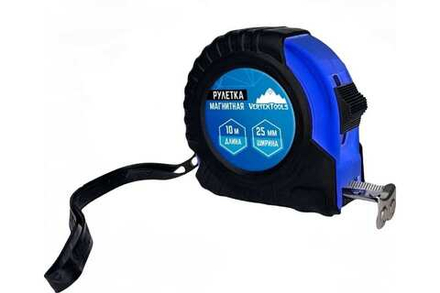 Рулетка магнит. 25мм  10м VerteXtools