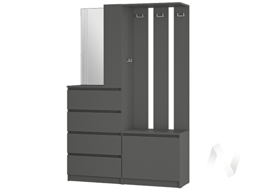 Прихожая ПР-04 МС Симпл (графит)