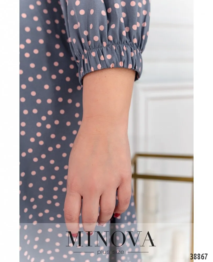 Платье 3142-В-серый Minova