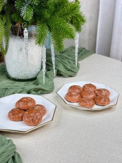 Мини пряники с малиновой начинкой 300гр