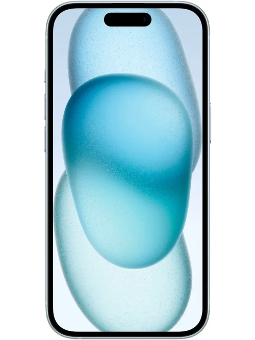 Смартфон Apple iPhone 15 128ГБ; nanoSIM+eSIM; голубой