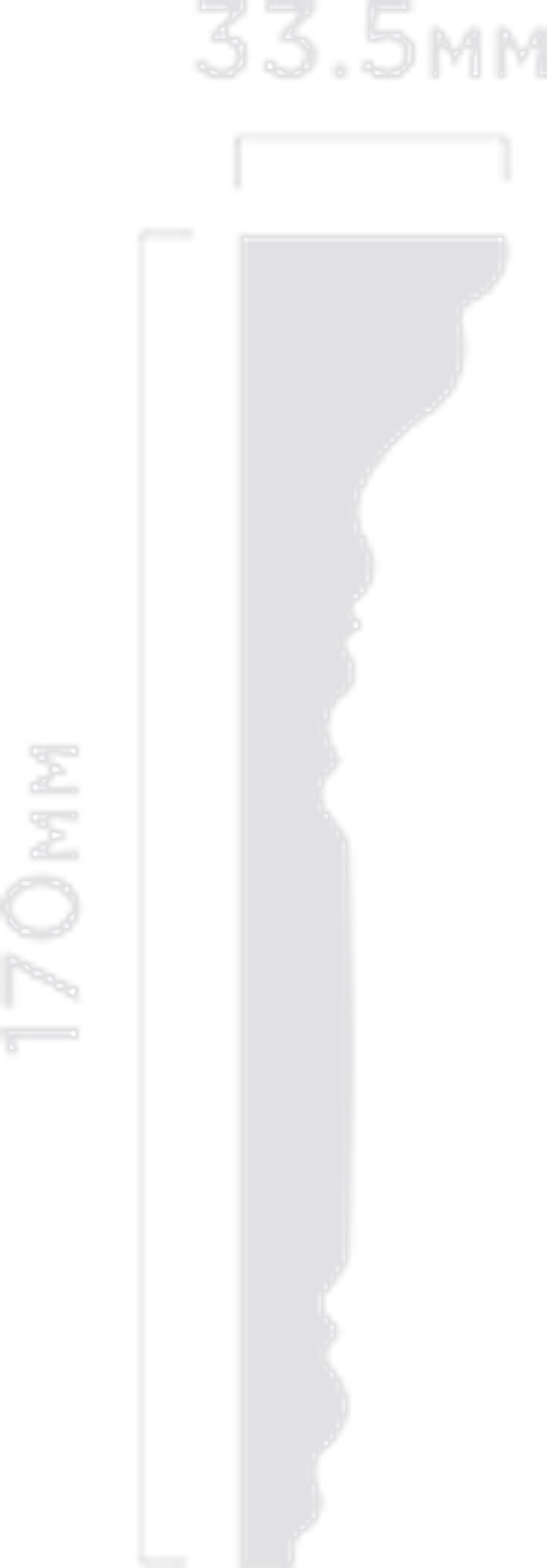 Карниз HiWood, 170x33,5 мм