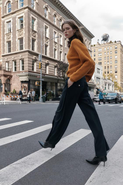 ZARA ШИРОКИЕ БРЮКИ С ВЫСОКОЙ ПОСАДКОЙ, В ПОЛОСКУ