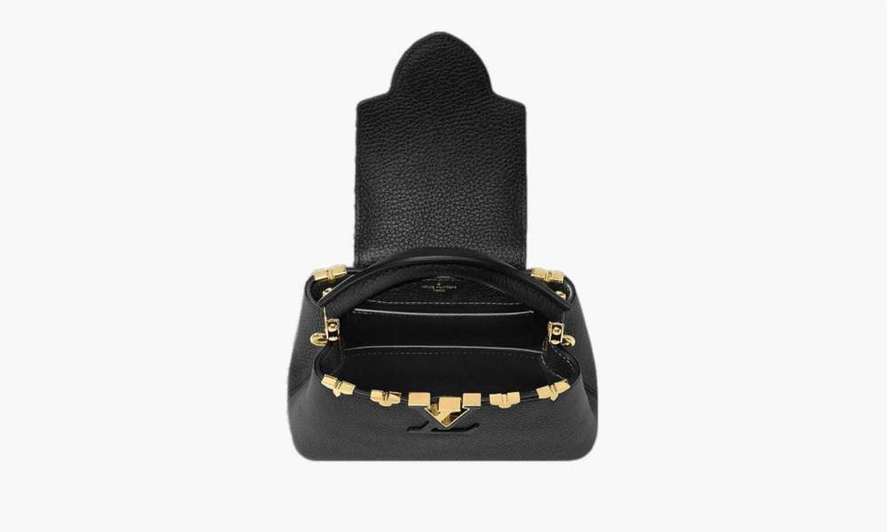 Сумка Louis Vuitton Capucines MINI Taurillion Leather "Black"