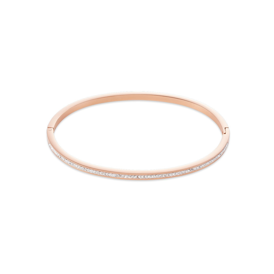Браслет Coeur de Lion Crystal 0229/33-1800 цвет белый, золотой