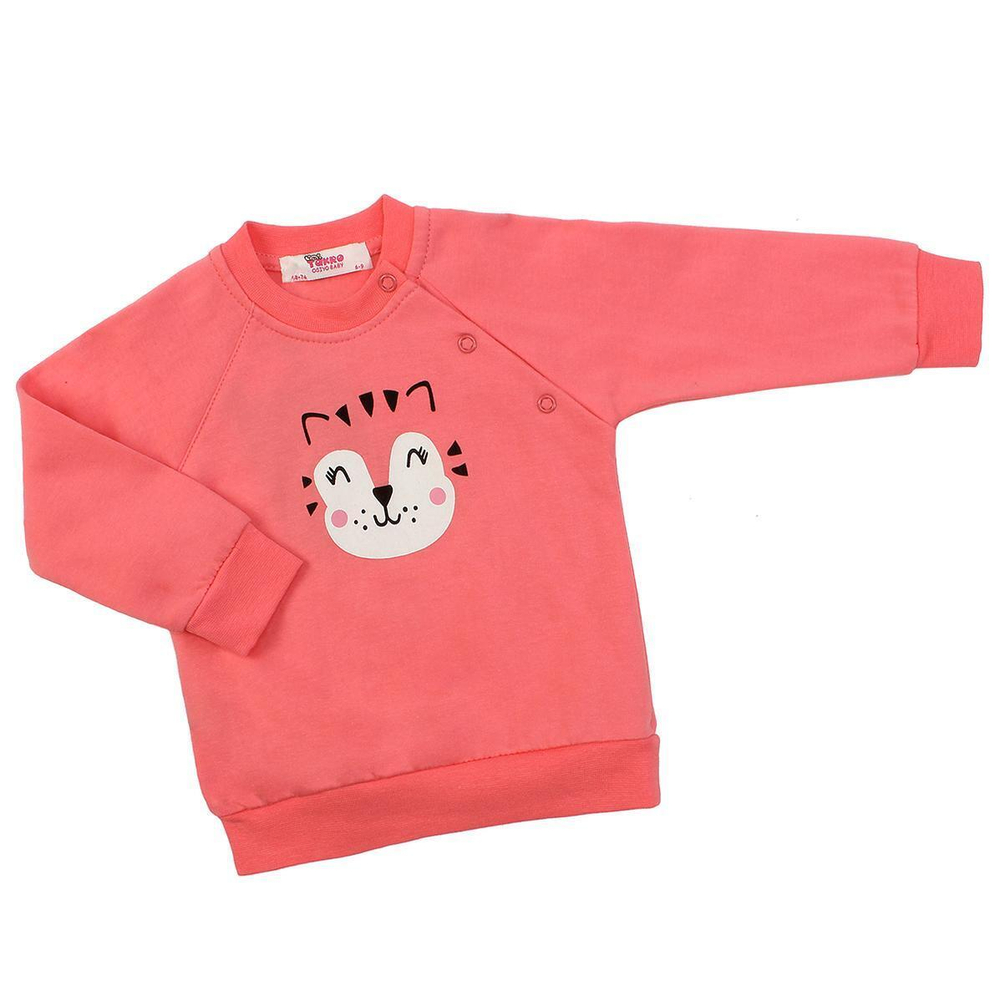 Джемпер д/новорожд. р.74-80 M1101FN-0/1 коралловый (Такро)