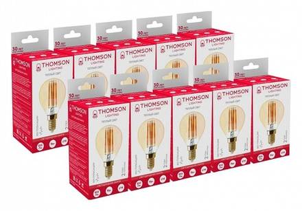 Лампа светодиодная Thomson Filament Globe E14 9Вт 2400K TH-B2123