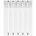 Радиатор биметаллический ROMMER Optima Bm 500 - 6 секций (подключение боковое, цвет белый)